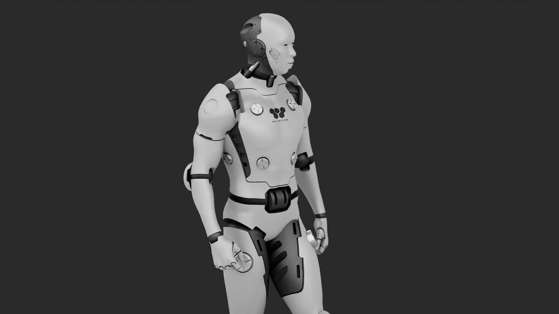 META HUMAN BOT RIGGED 3D model_27