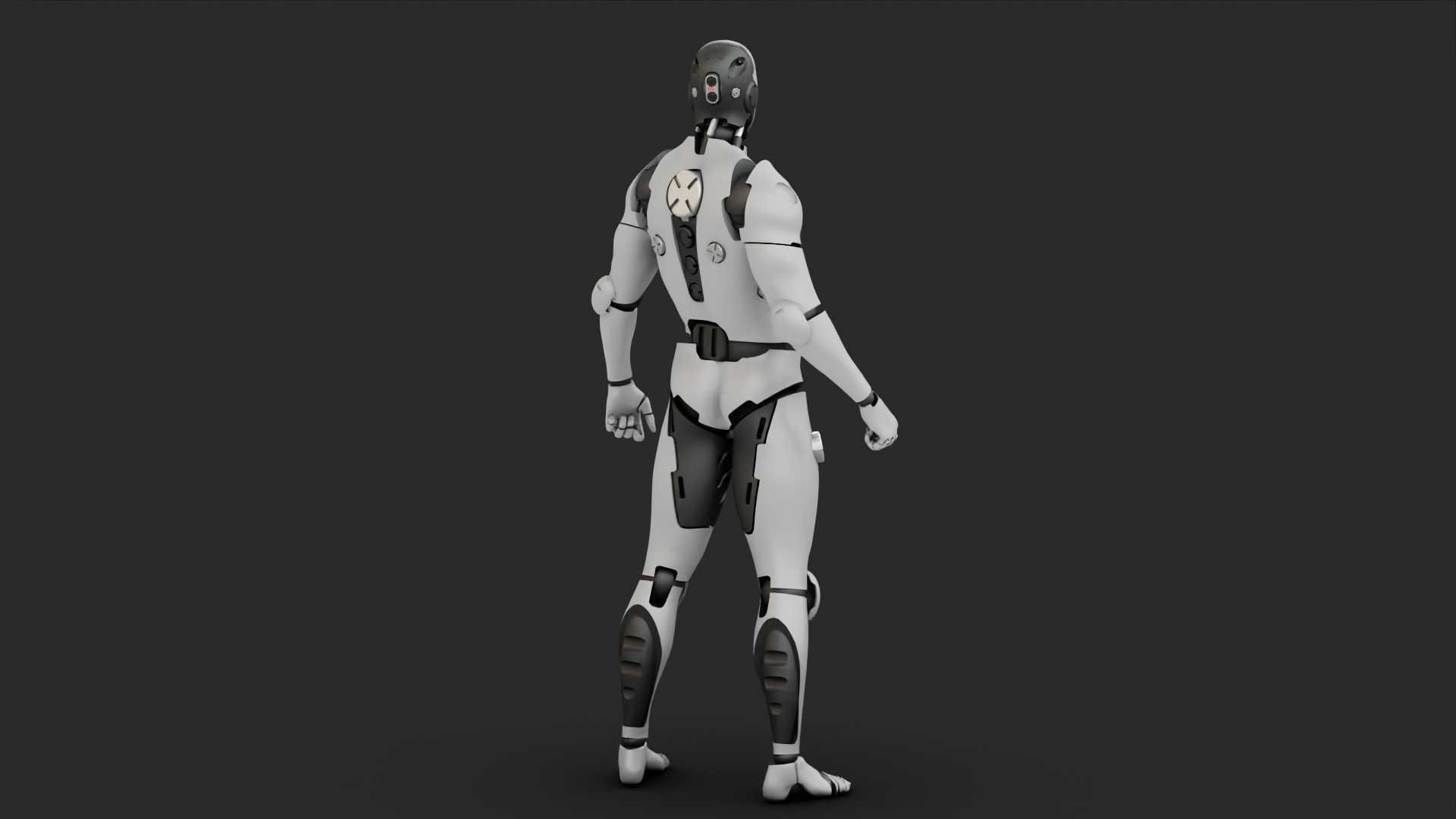 META HUMAN BOT RIGGED 3D model_8