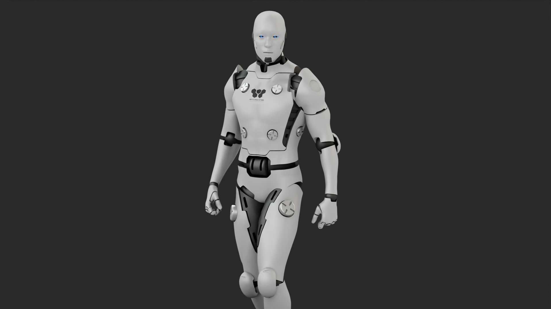 META HUMAN BOT RIGGED 3D model_26