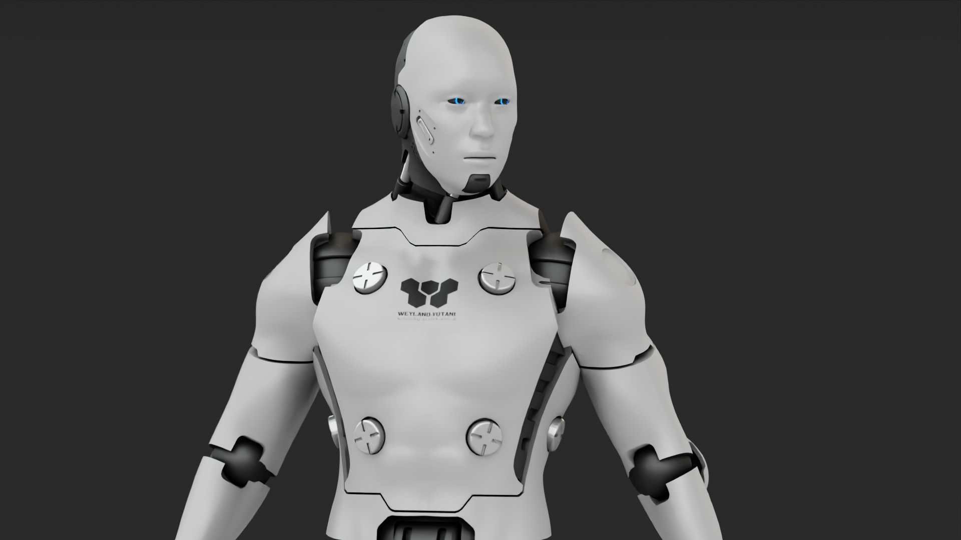 META HUMAN BOT RIGGED 3D model_15