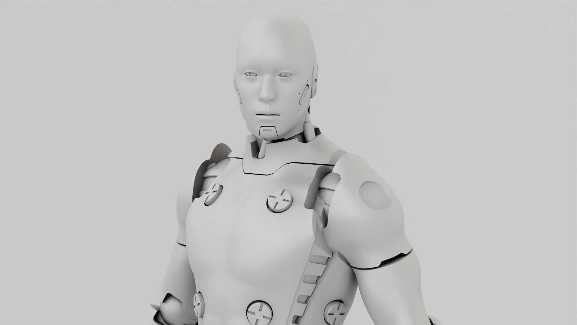 META HUMAN BOT RIGGED 3D model_30