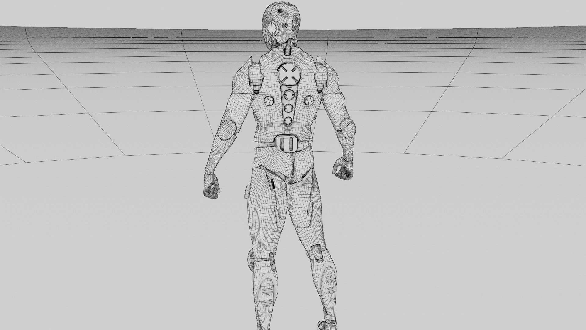 META HUMAN BOT RIGGED 3D model_38