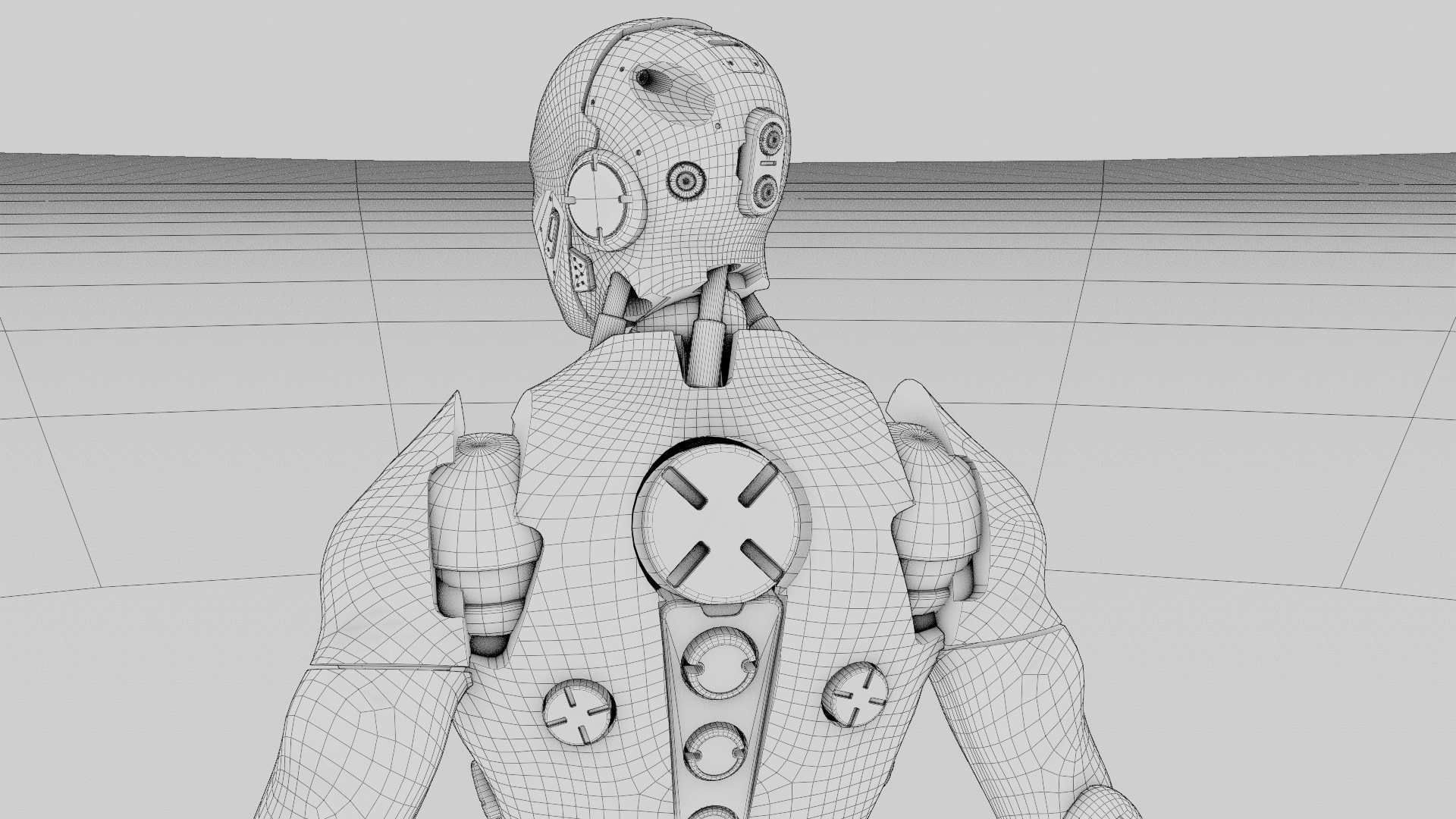 META HUMAN BOT RIGGED 3D model_37