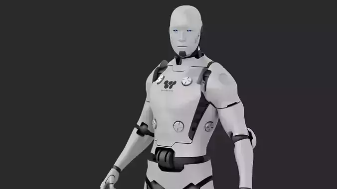 META HUMAN BOT RIGGED 3D model