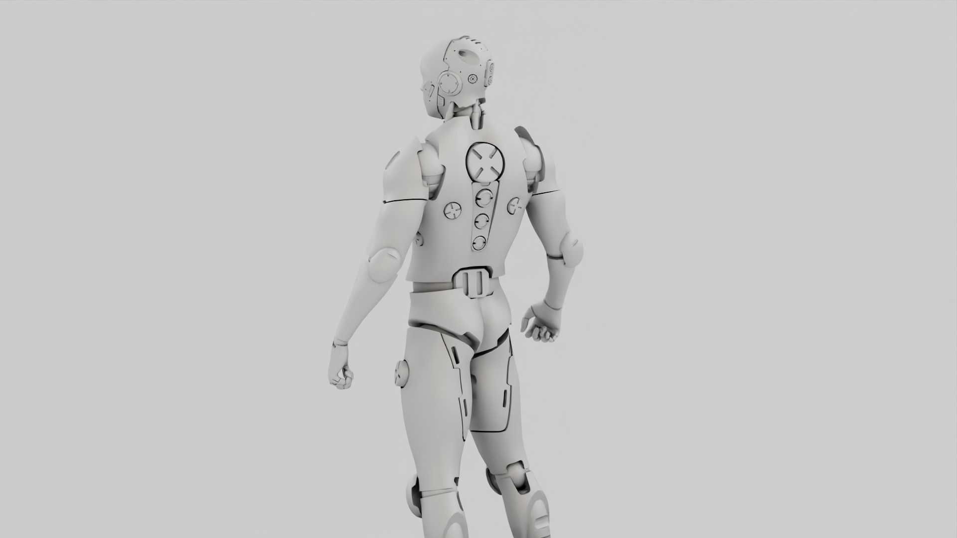 META HUMAN BOT RIGGED 3D model_33