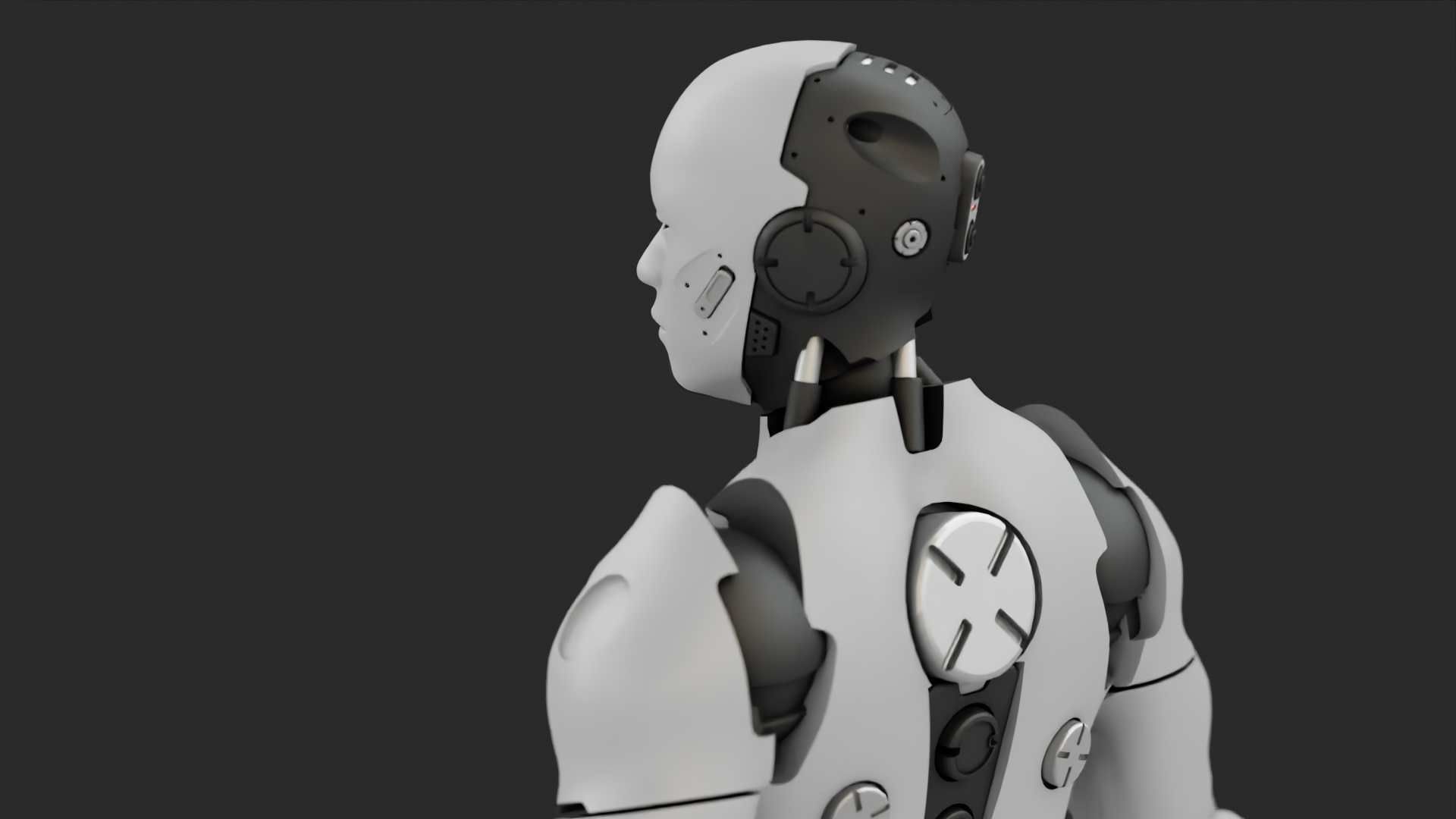 META HUMAN BOT RIGGED 3D model_20