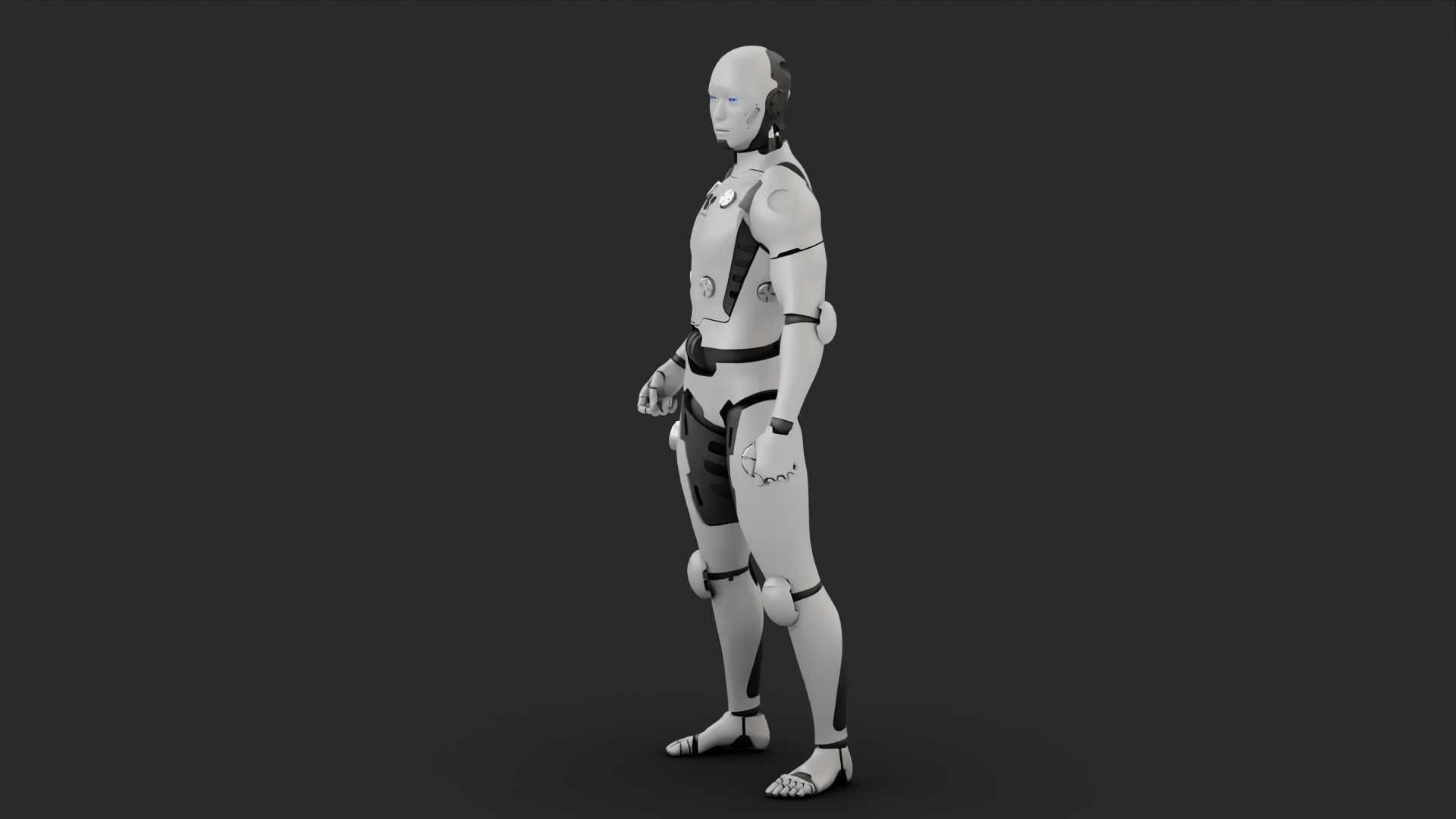 META HUMAN BOT RIGGED 3D model_12