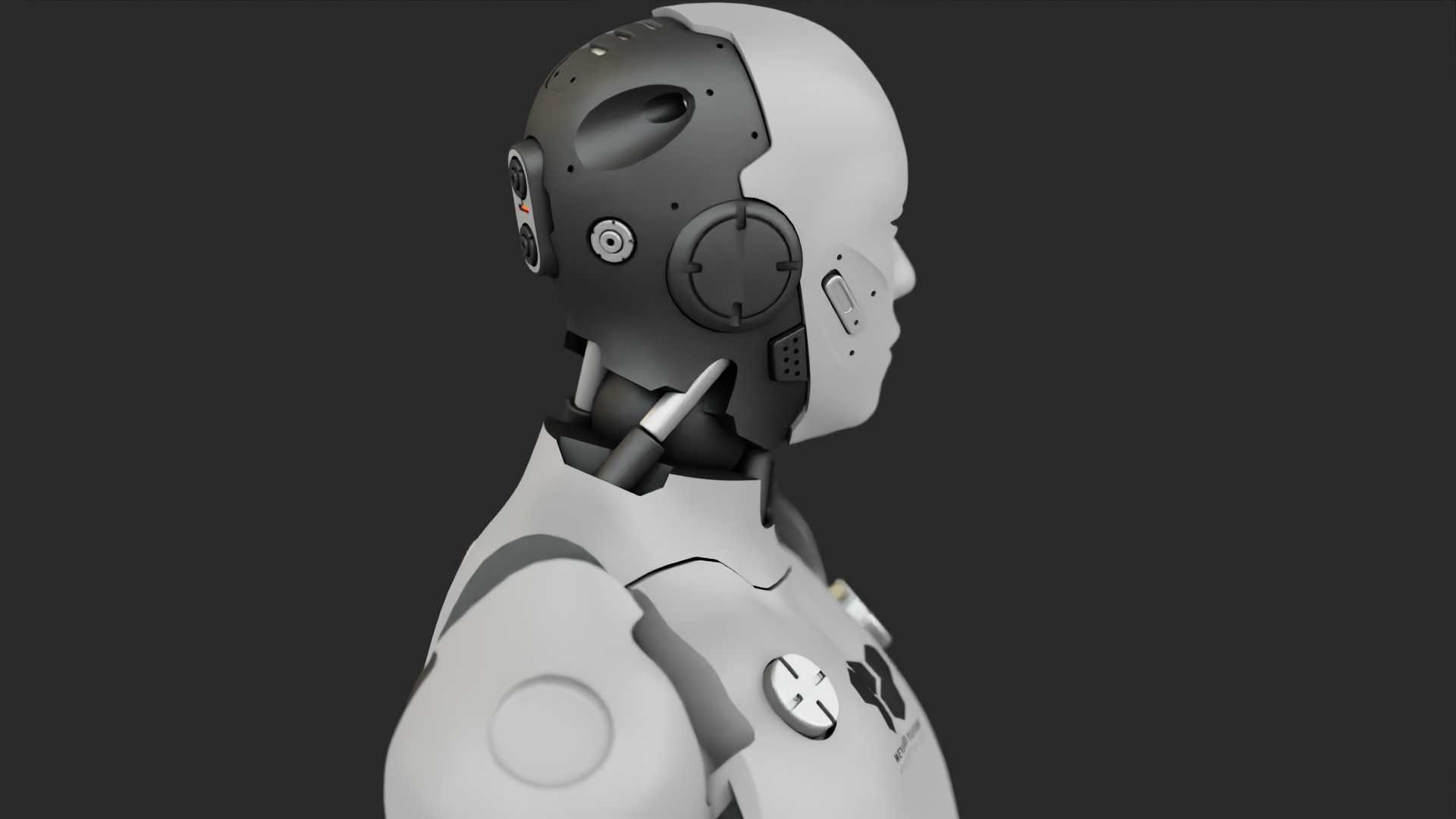 META HUMAN BOT RIGGED 3D model_17