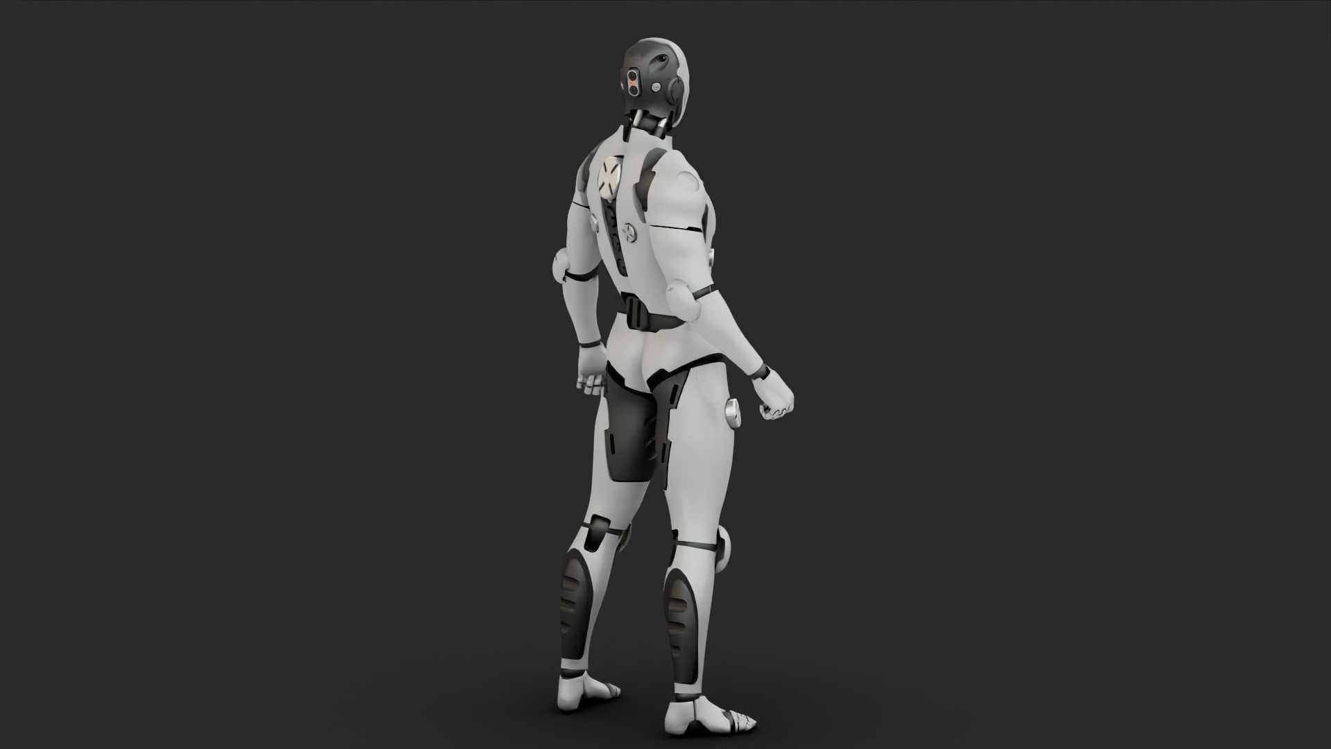 META HUMAN BOT RIGGED 3D model_7