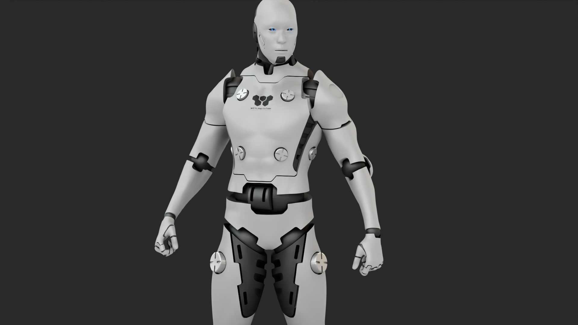 META HUMAN BOT RIGGED 3D model_24