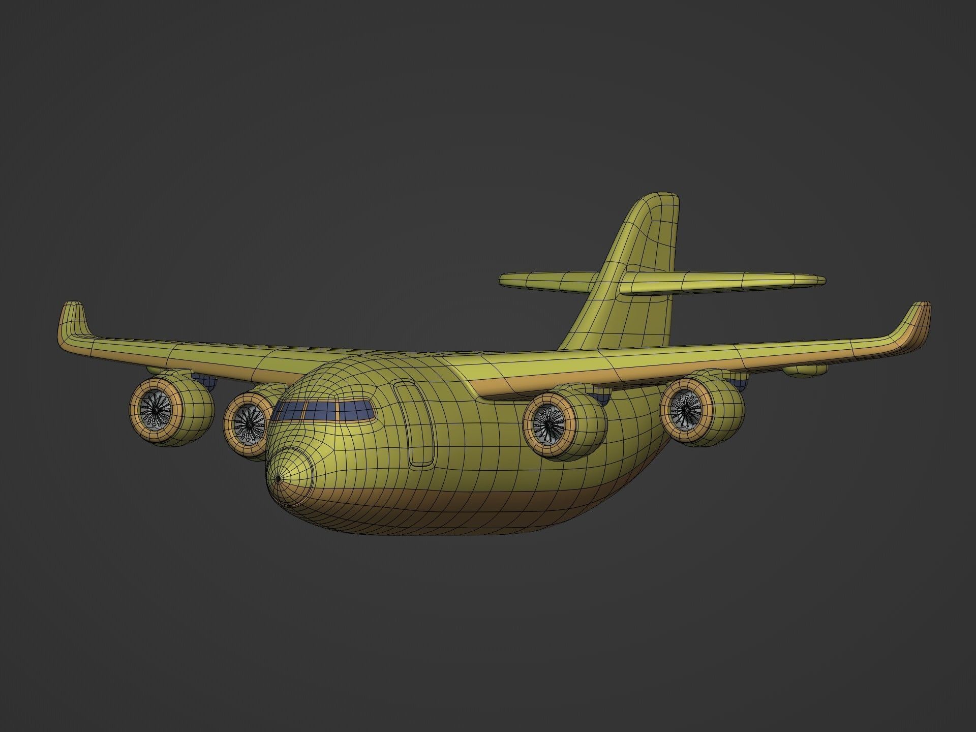 Cartoon Transport Vehicles Pack Low-poly 3D model_22