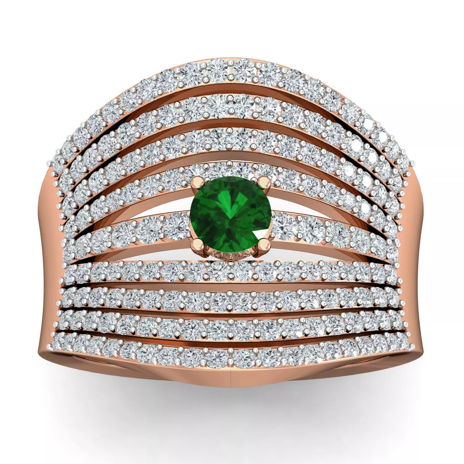 Women cocktail ring 3dm stl renders detail 3D print model_0