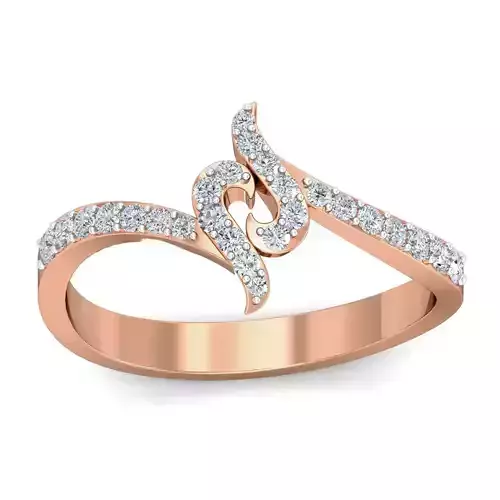 Women cocktail ring 3dm stl renders detail