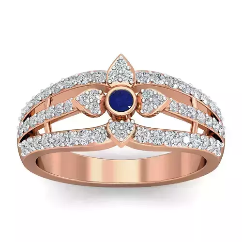 Women cocktail ring 3dm stl renders detail