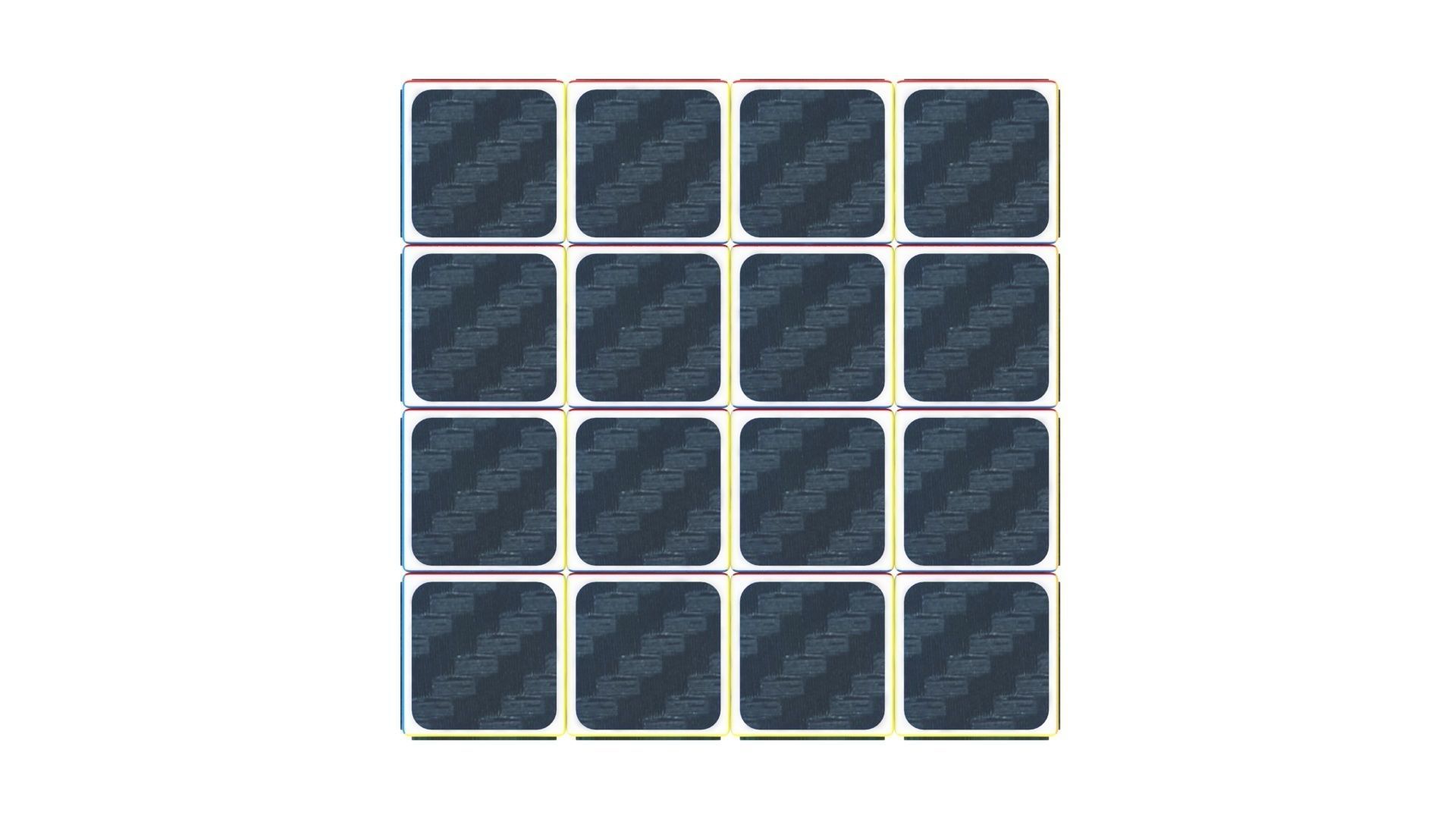 Rubiks Cube 4x4x4 3D model_10