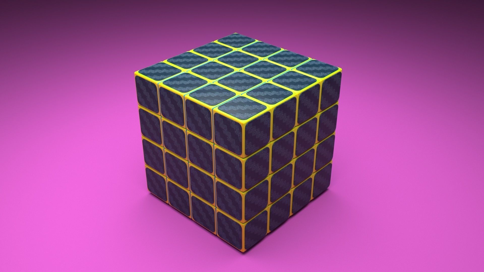 Rubiks Cube 4x4x4 3D model_23