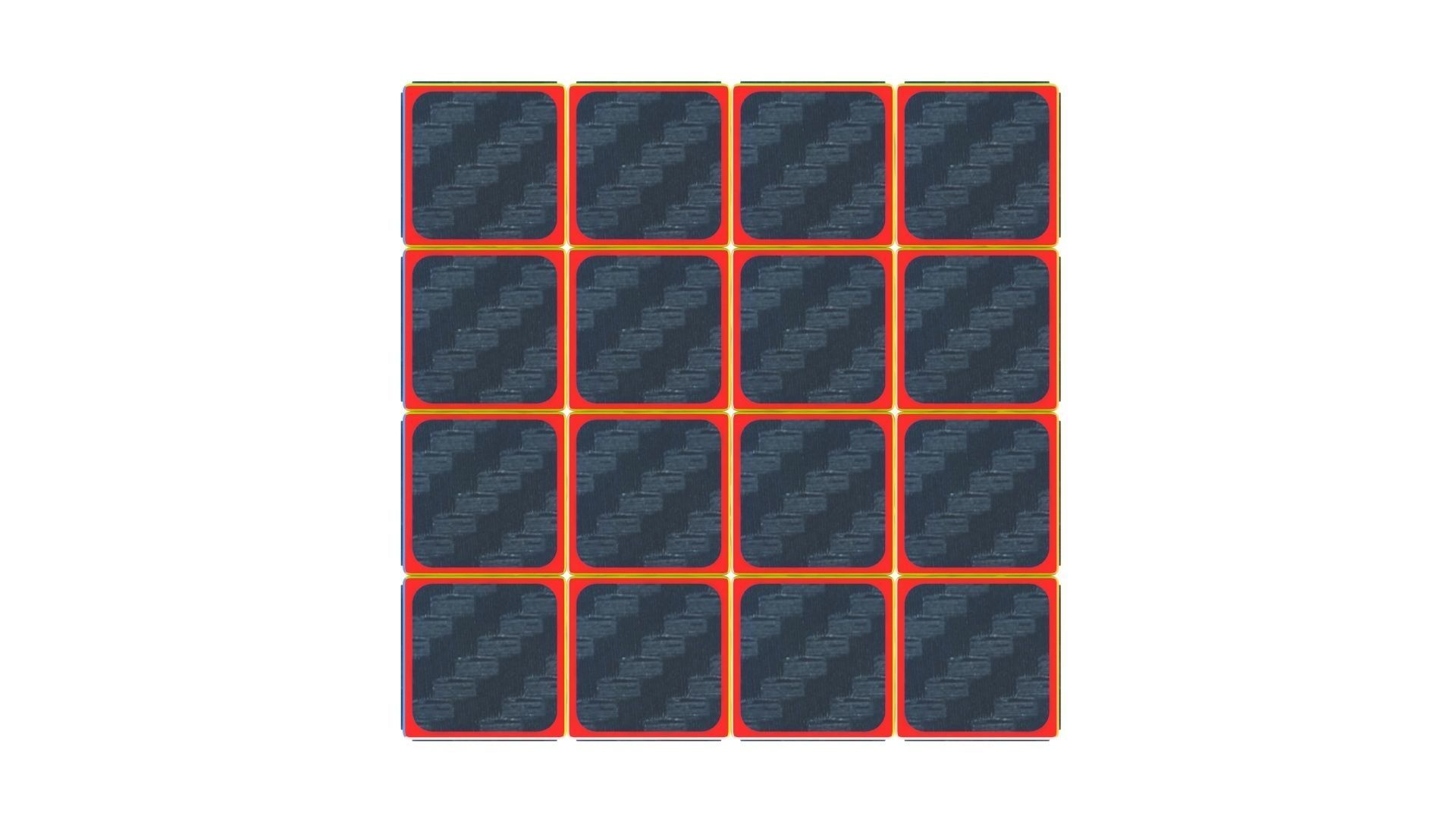 Rubiks Cube 4x4x4 3D model_9