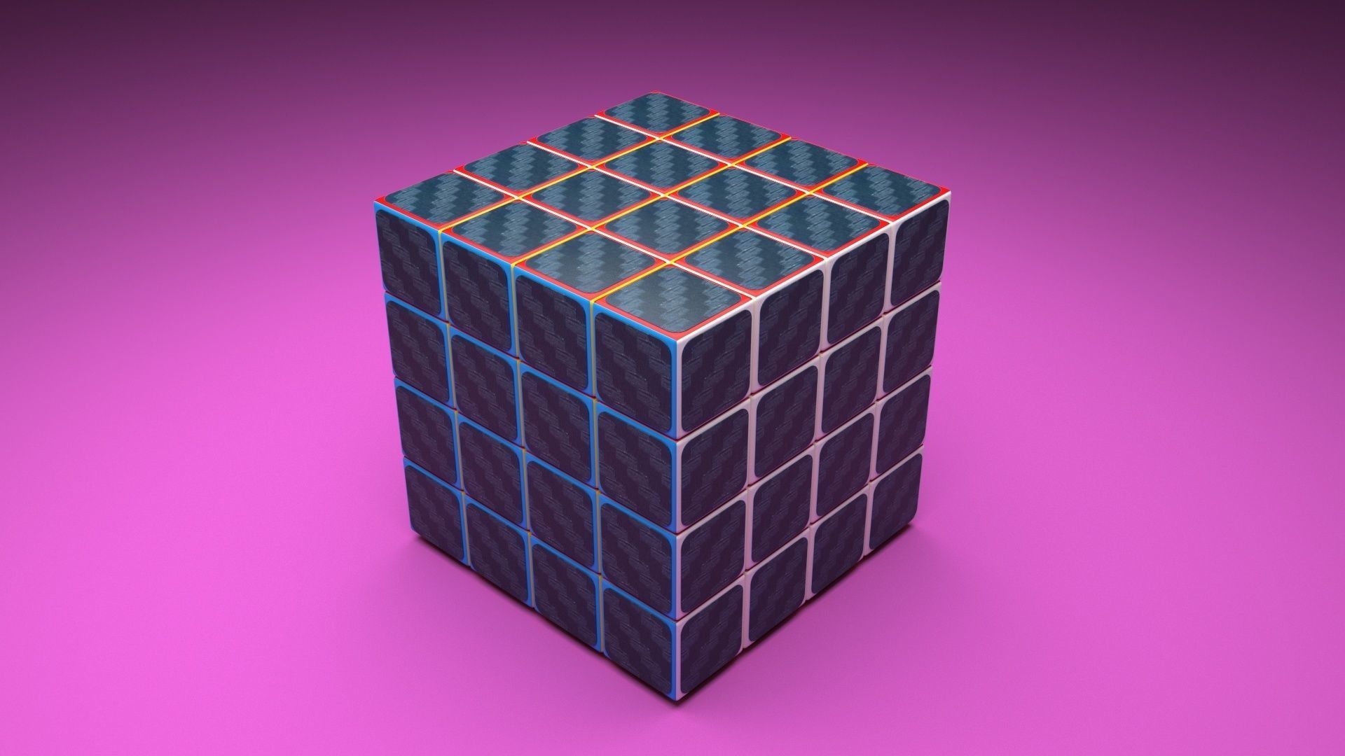 Rubiks Cube 4x4x4 3D model_21