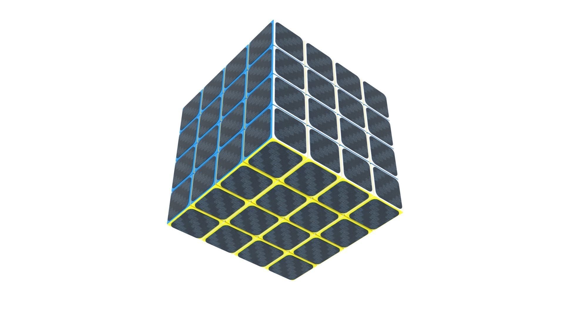 Rubiks Cube 4x4x4 3D model_4