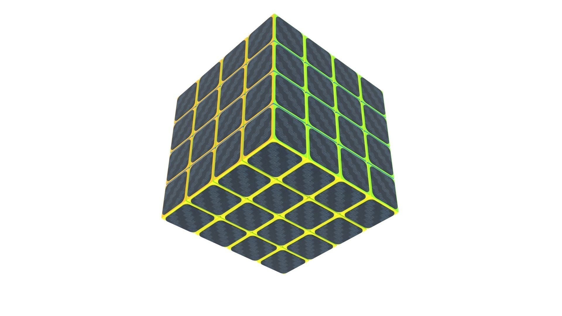 Rubiks Cube 4x4x4 3D model_6