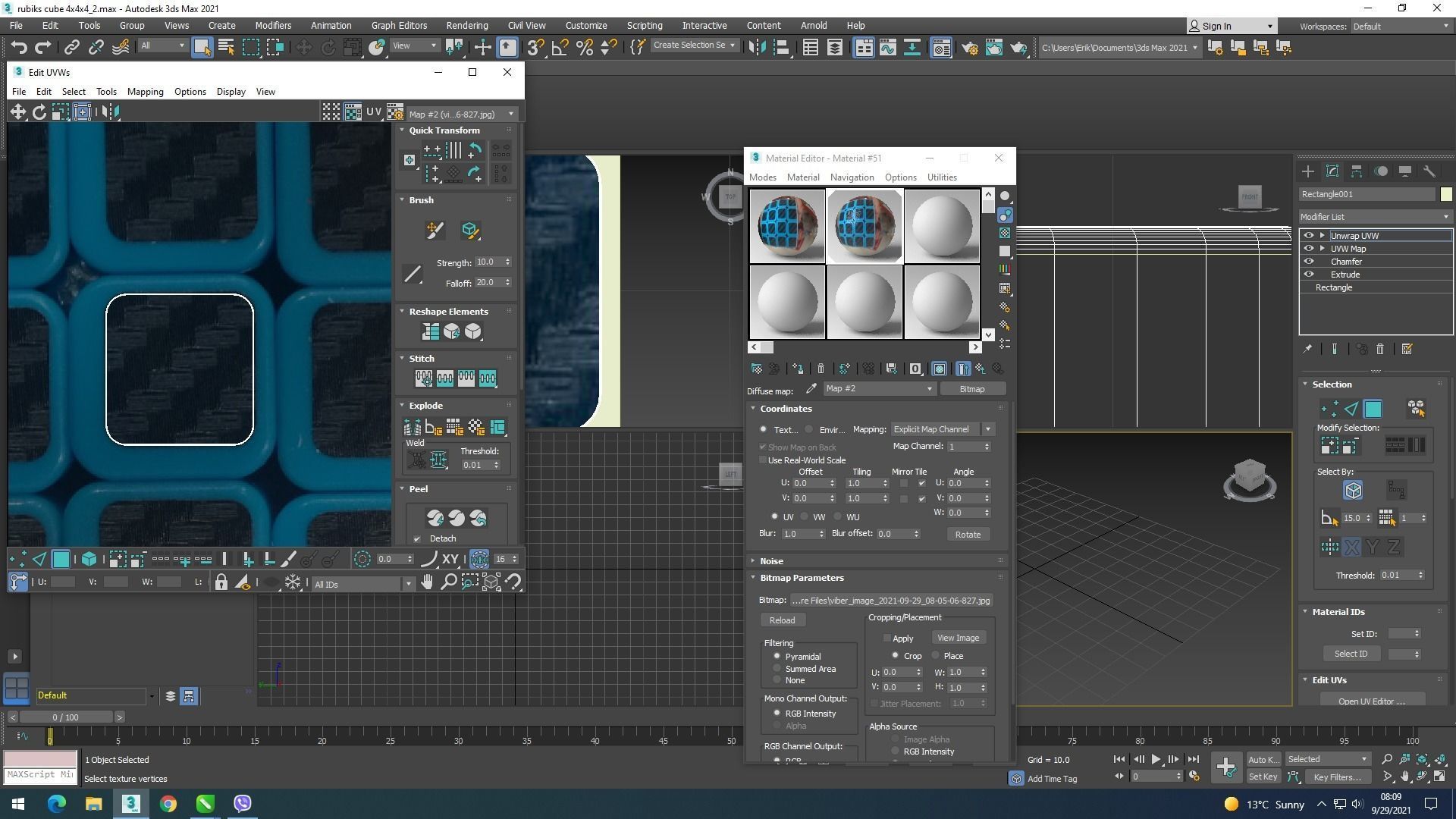 Rubiks Cube 4x4x4 3D model_25