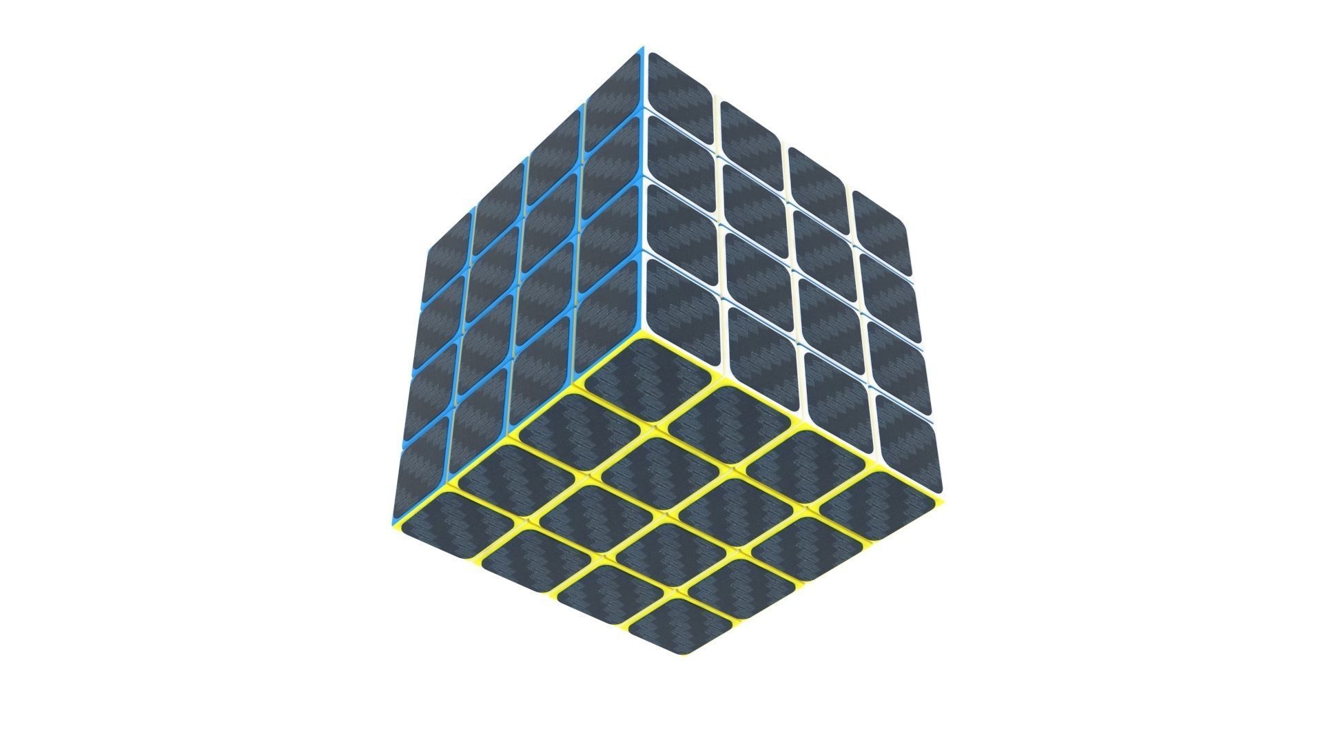 Rubiks Cube 4x4x4 3D model_8