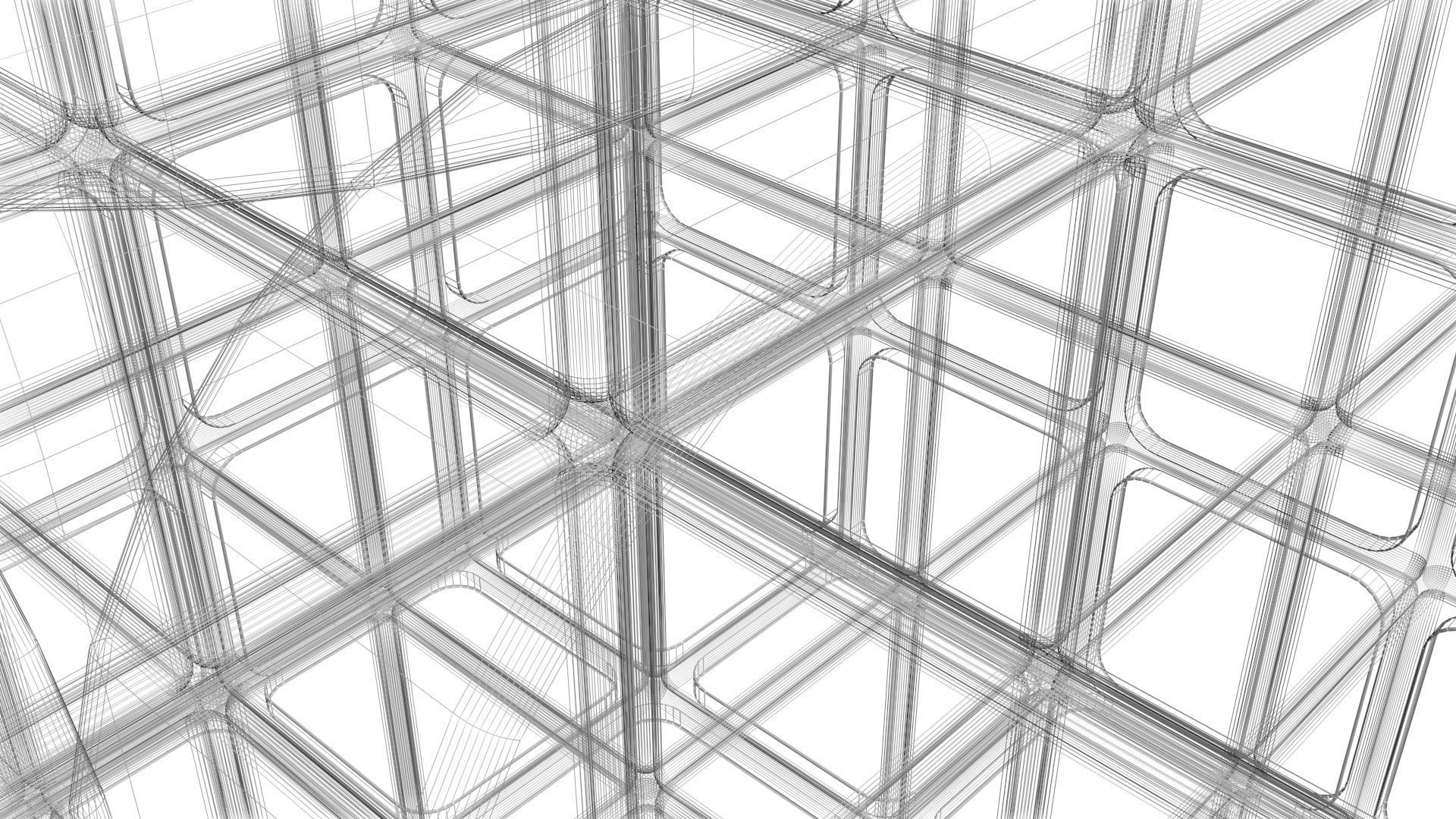 Rubiks Cube 4x4x4 3D model_19