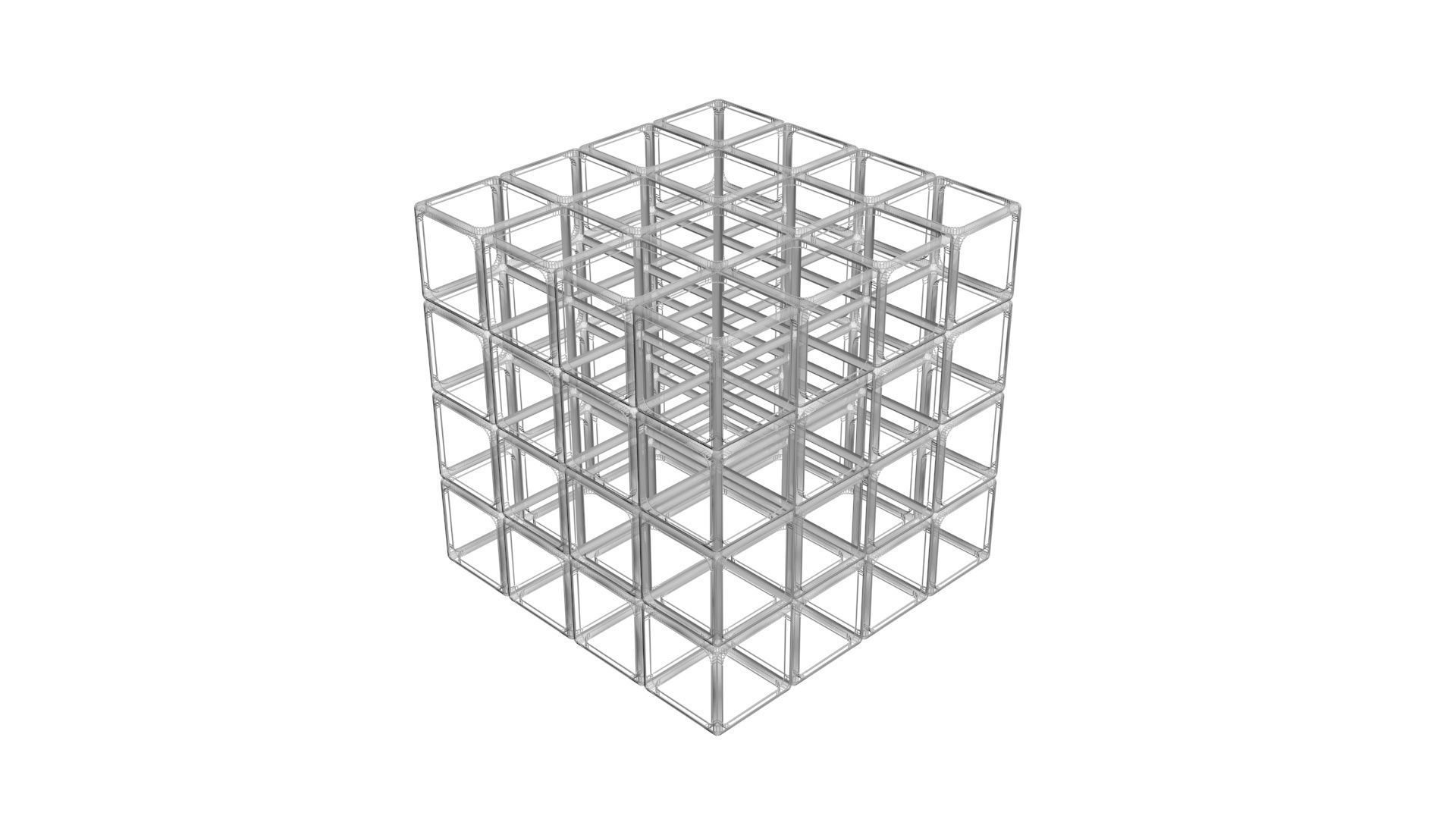 Rubiks Cube 4x4x4 3D model_15