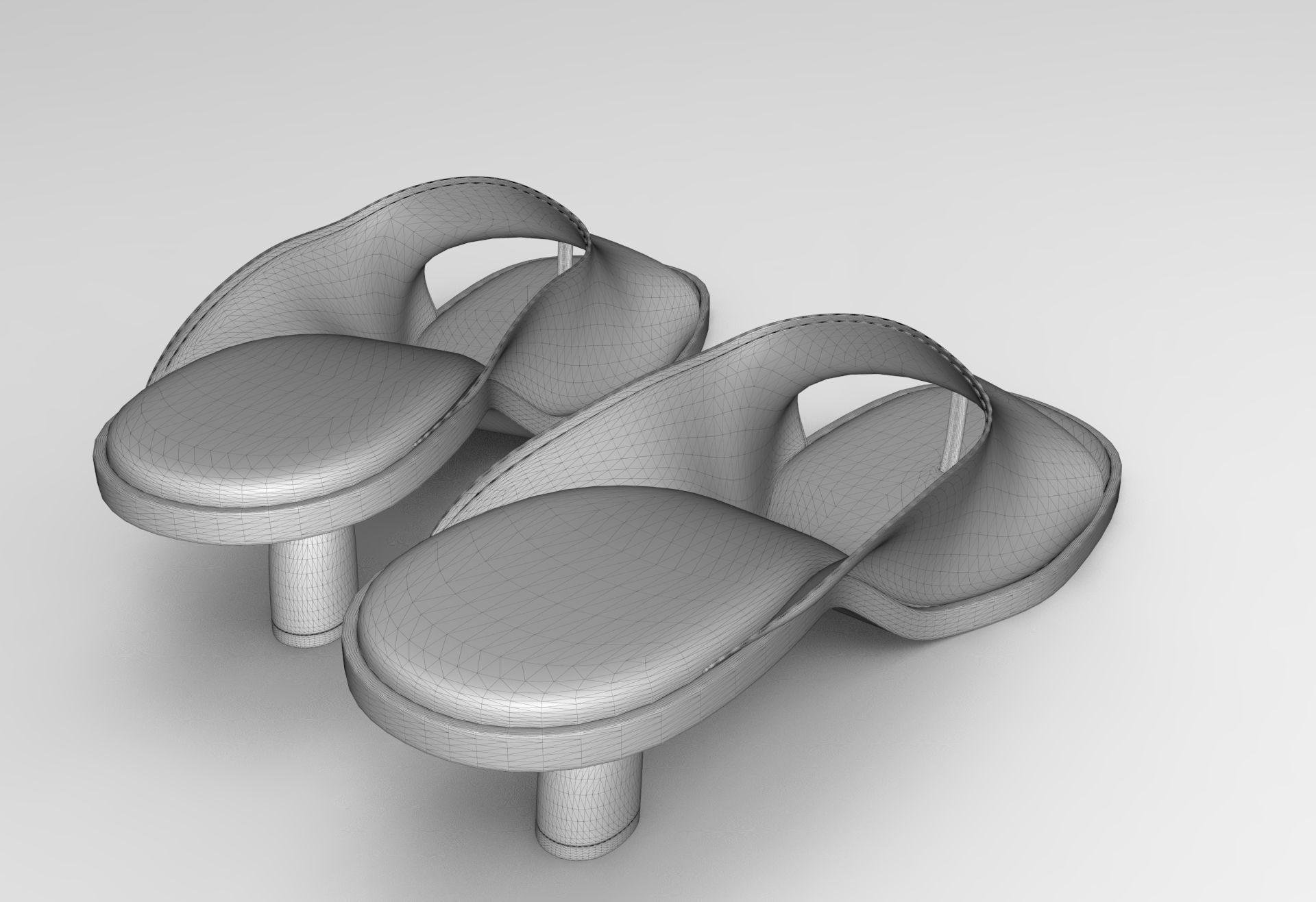 Alma Mule Low-poly 3D model_6