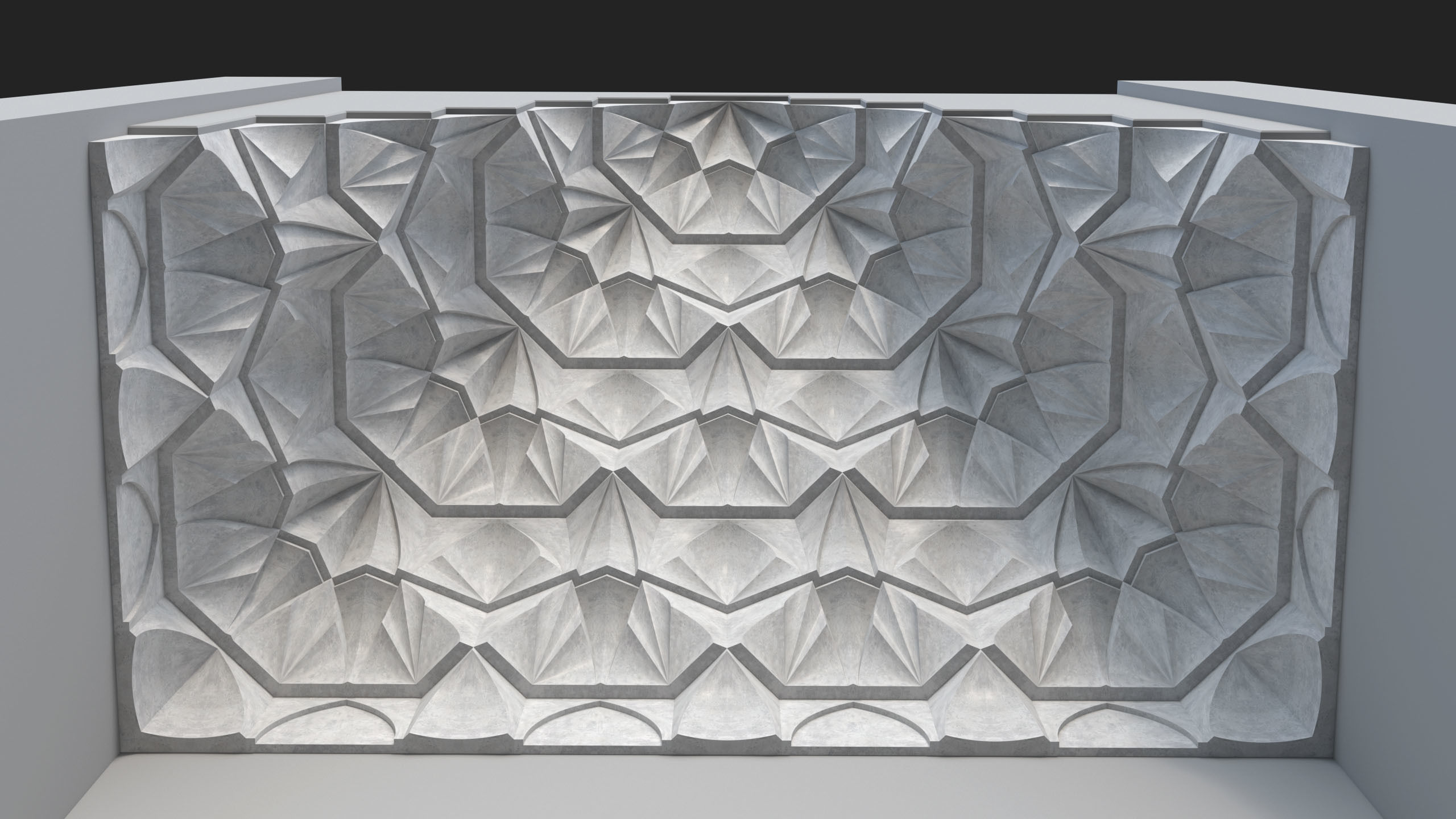 Formal Muqarnas 3D model_3