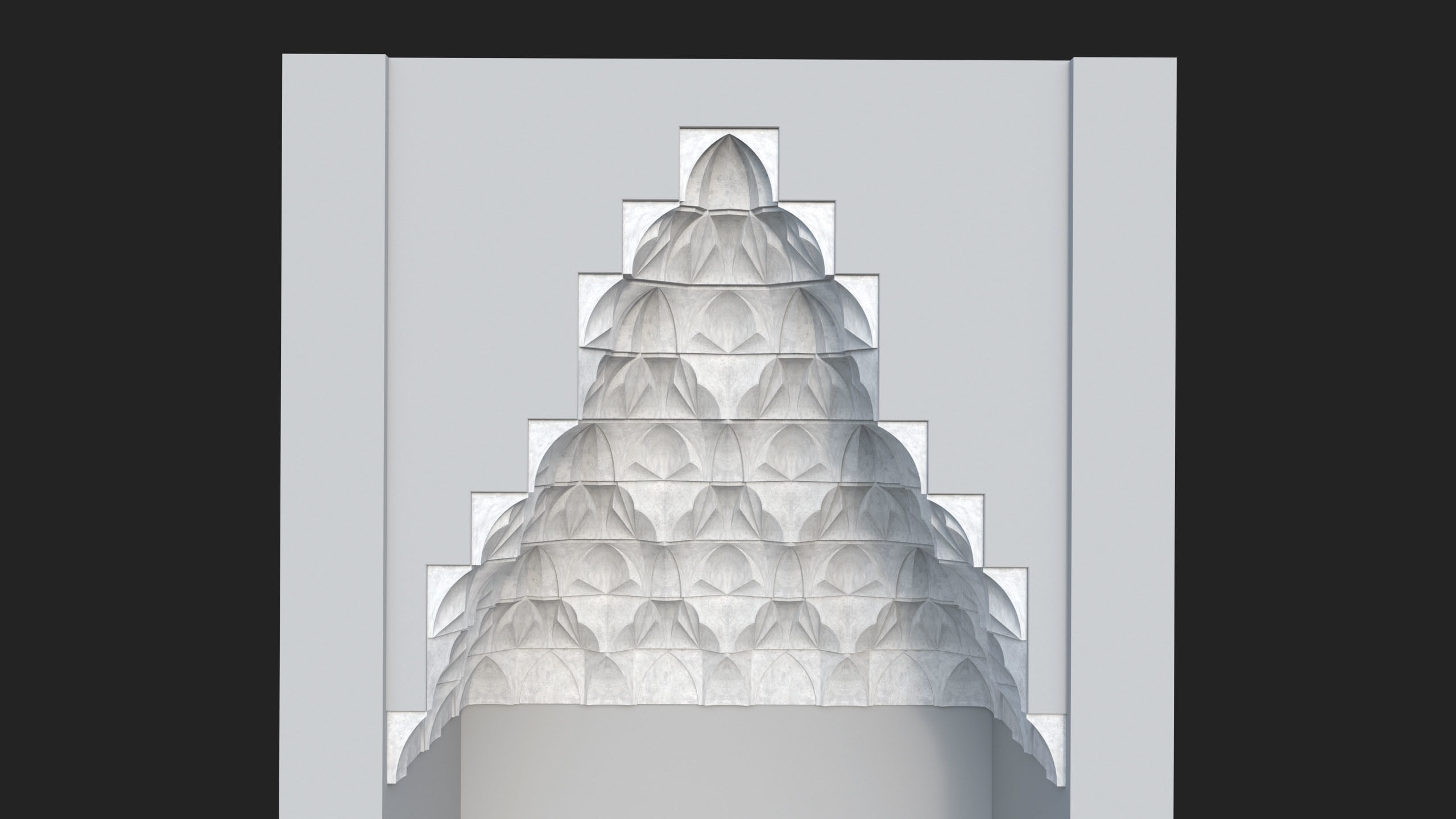 Formal Muqarnas 3D model_1