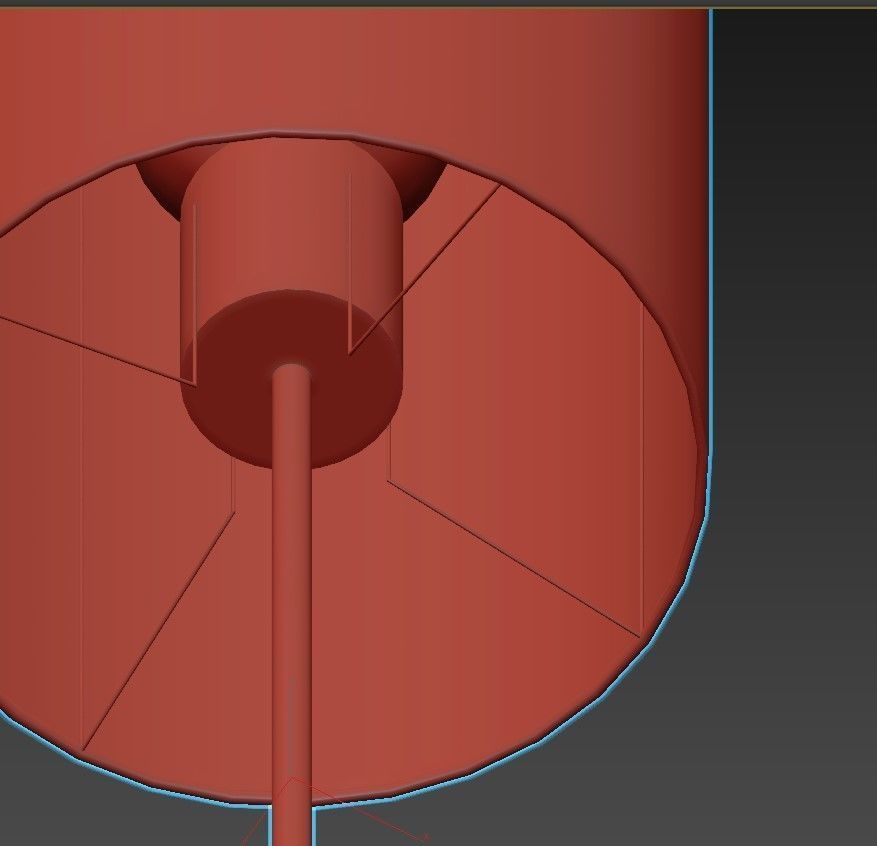 VIVIEN floor lamp with shade 3D model_4