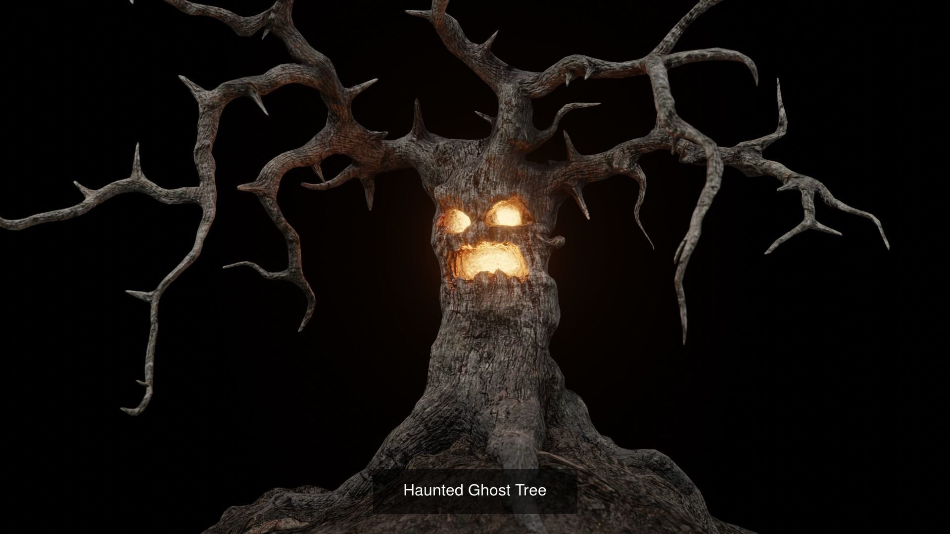 Halloween Haunted Ghost 3D Model Collection_13