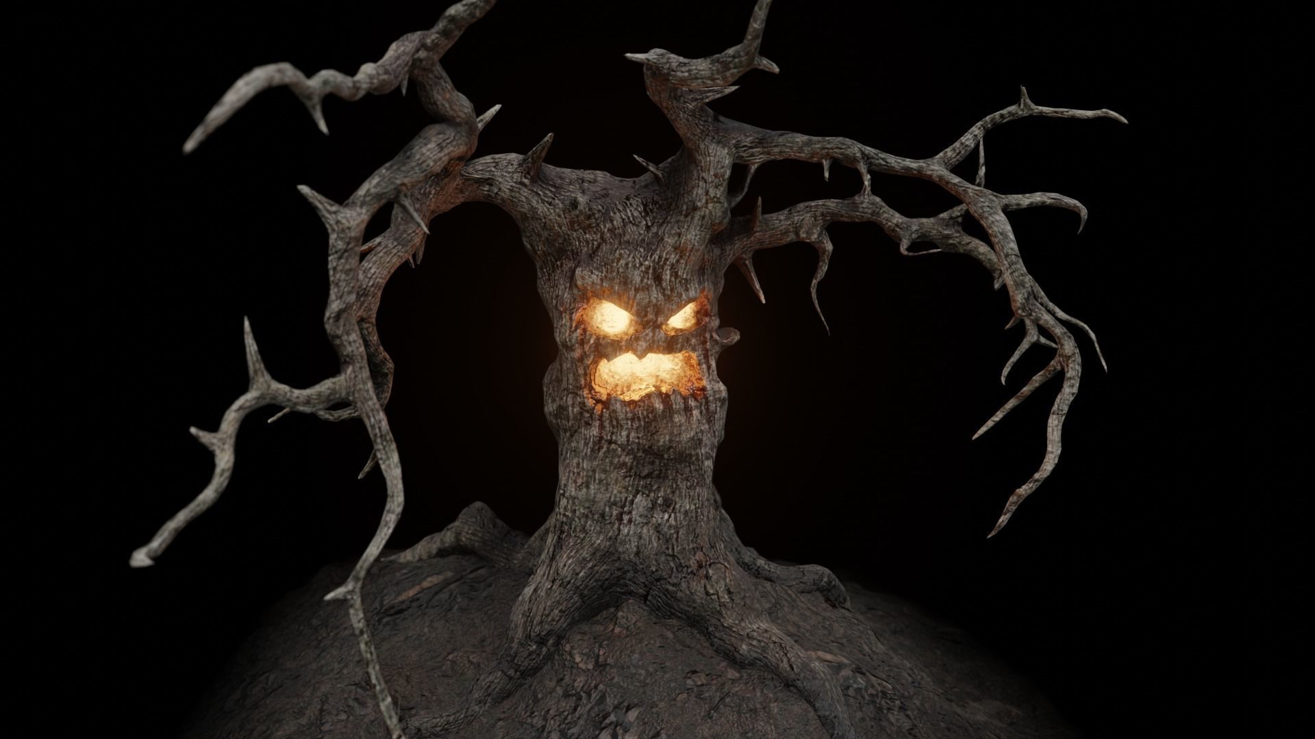 Halloween Haunted Ghost 3D Model Collection_25