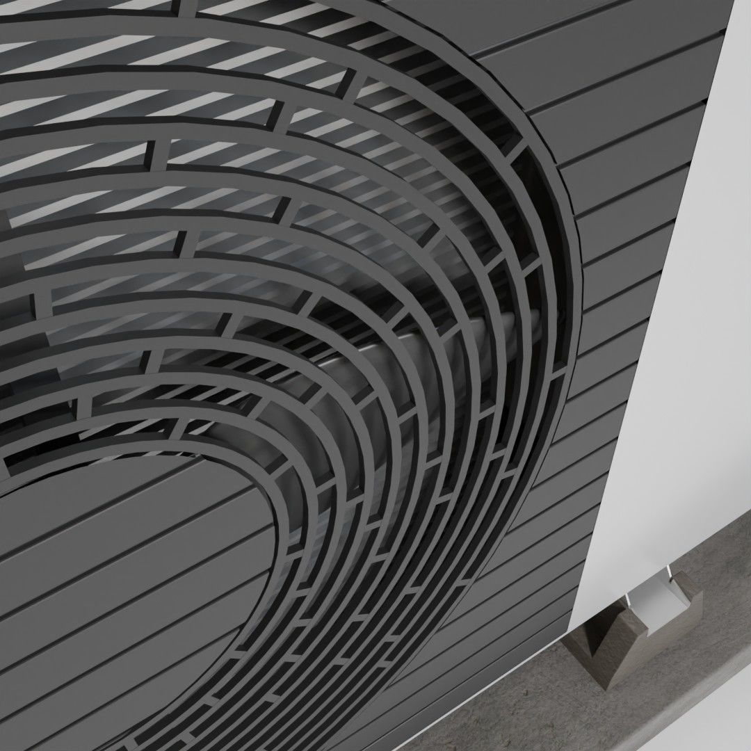 Heat pump 3D model_5