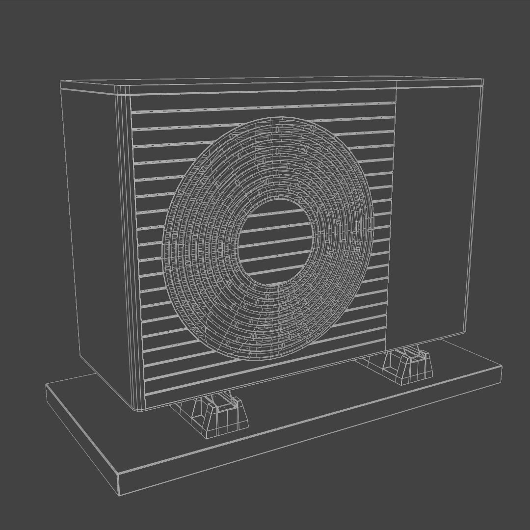 Heat pump 3D model_6