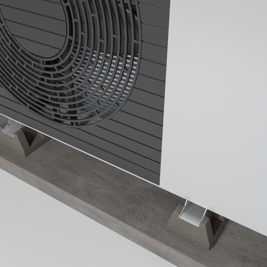 Heat pump 3D model_2