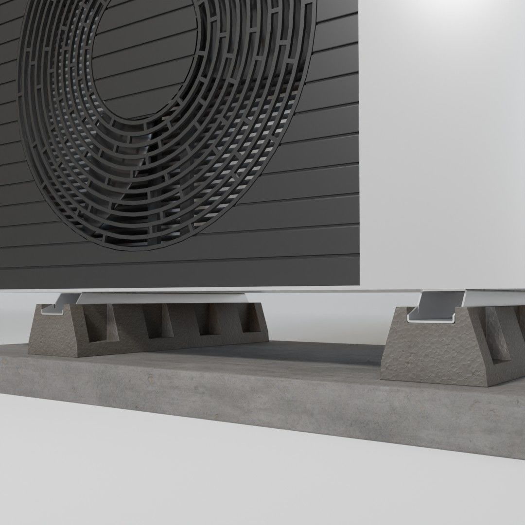 Heat pump 3D model_4