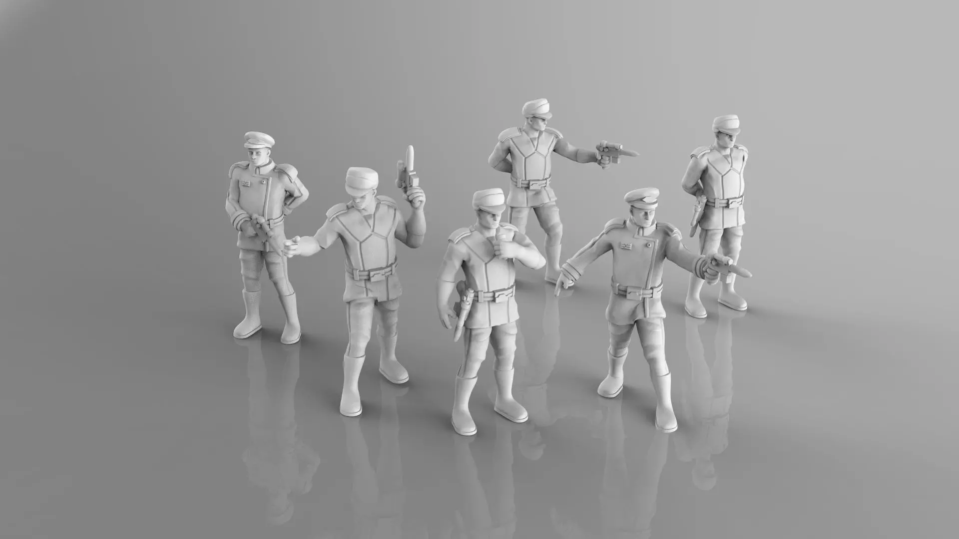 Ancient Light Officers 3D print model_0