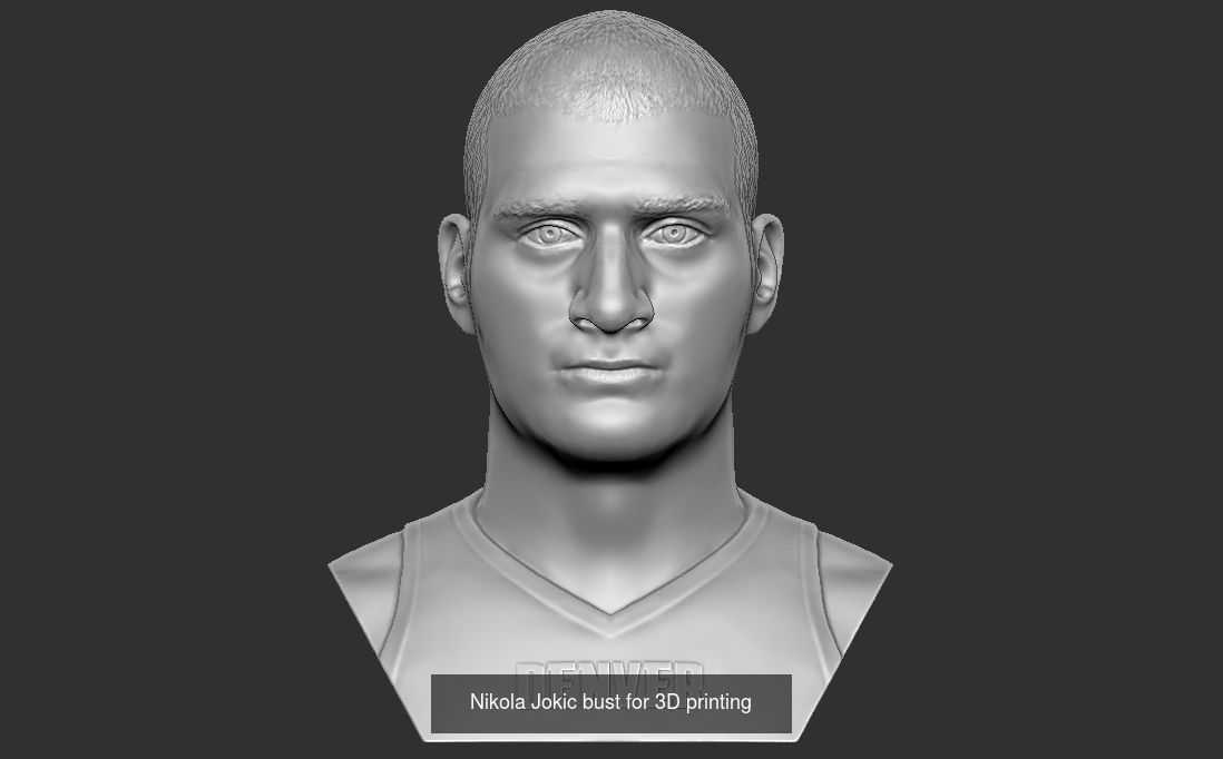 NBA Players busts for 3D printing v2 3D Model Collection_5