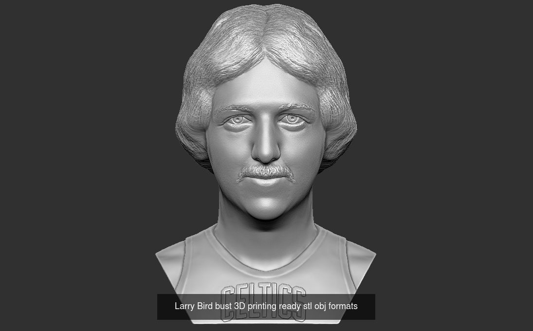 NBA Players busts for 3D printing v2 3D Model Collection_1