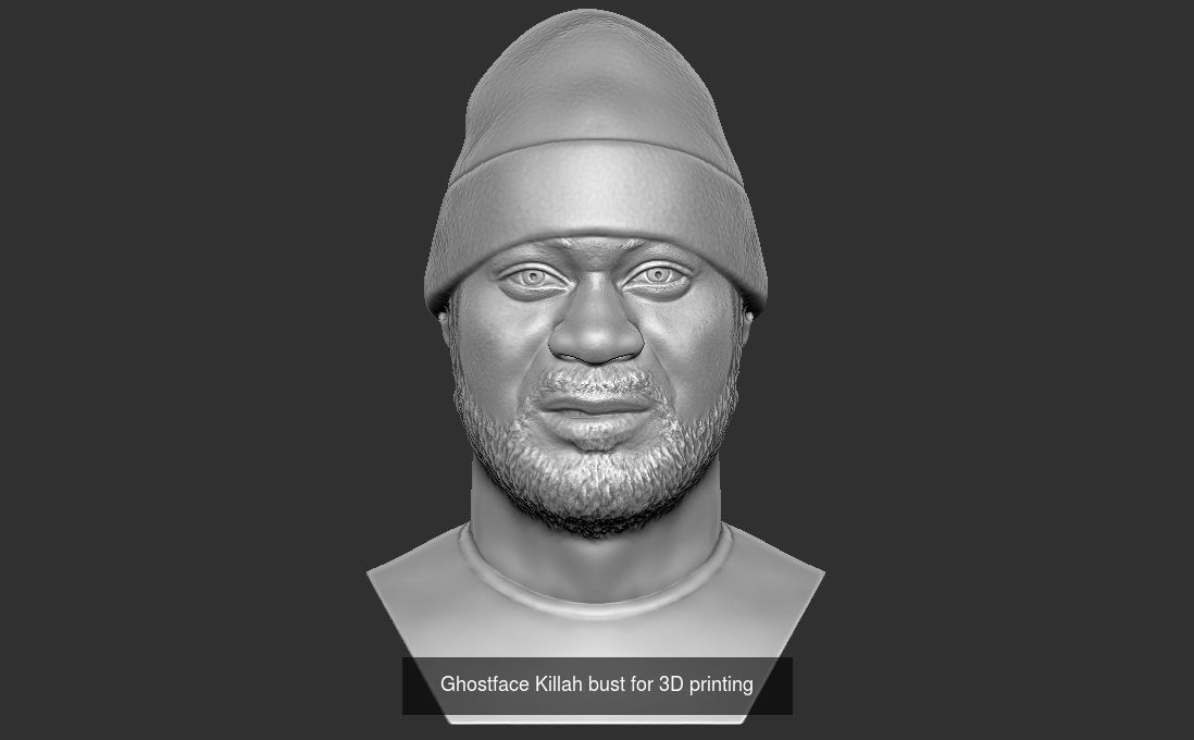 Famous Rappers busts v2 3D Model Collection_23