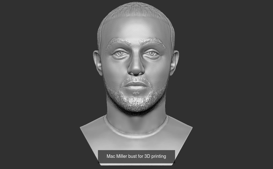 Famous Rappers busts v2 3D Model Collection_25