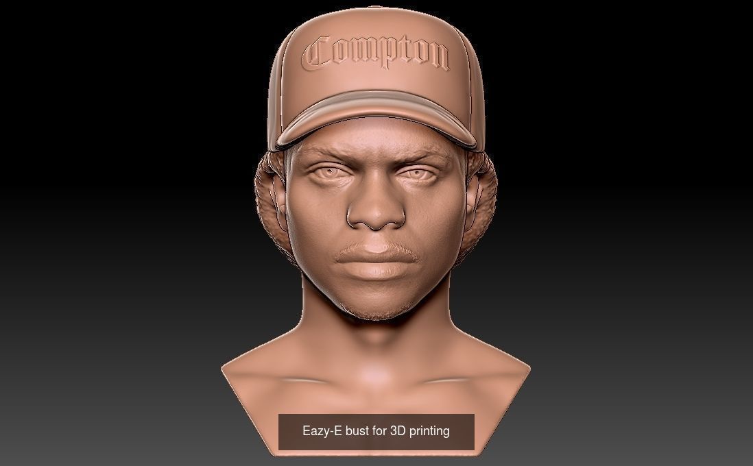 Famous Rappers busts v2 3D Model Collection_20