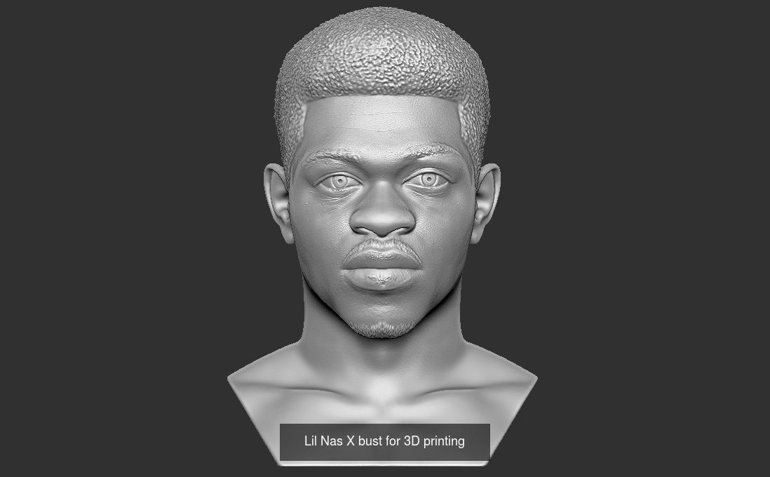 Famous Rappers busts v2 3D Model Collection_16