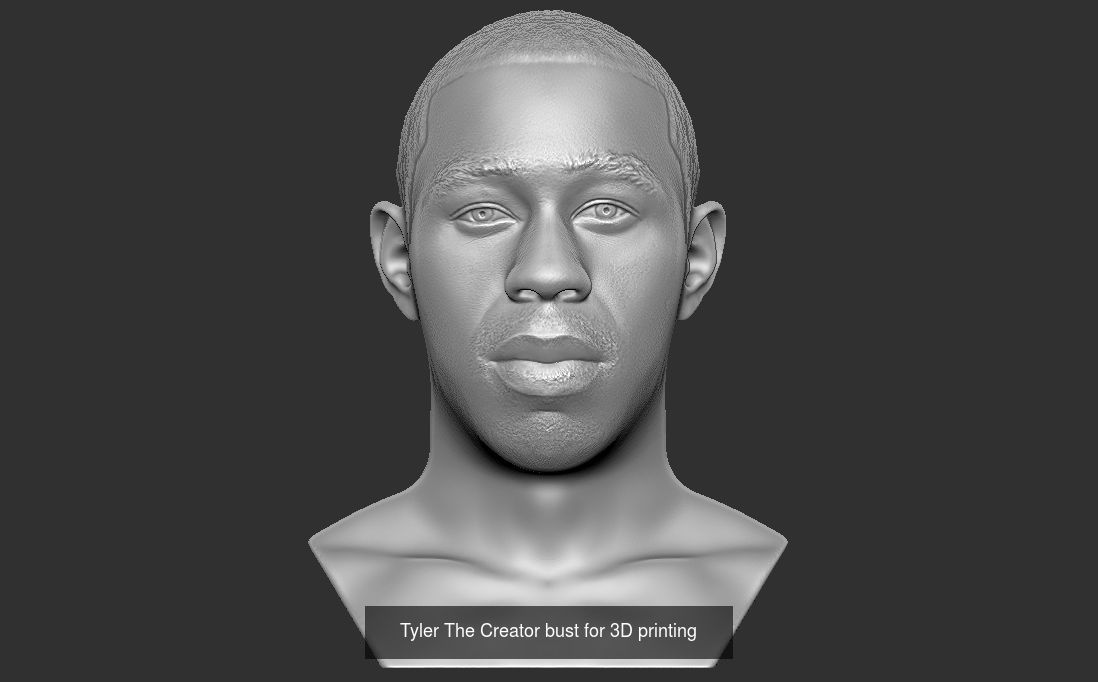 Famous Rappers busts v2 3D Model Collection_22