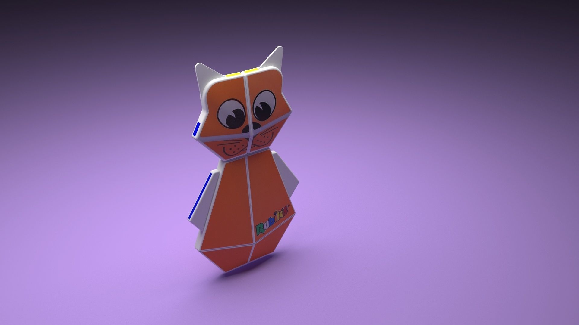 Animals Rubiks Cube Collection 3D model_12