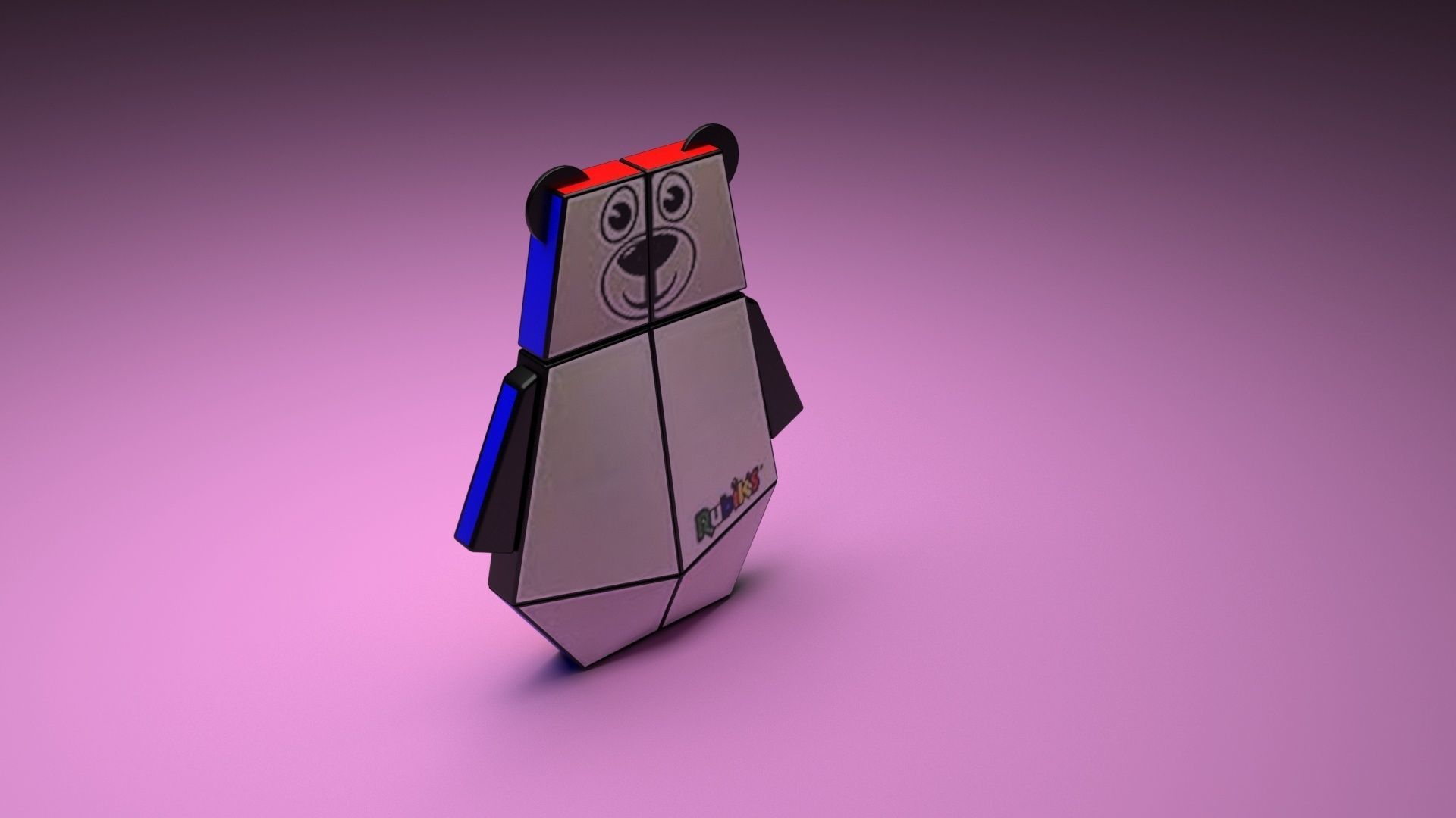 Animals Rubiks Cube Collection 3D model_16
