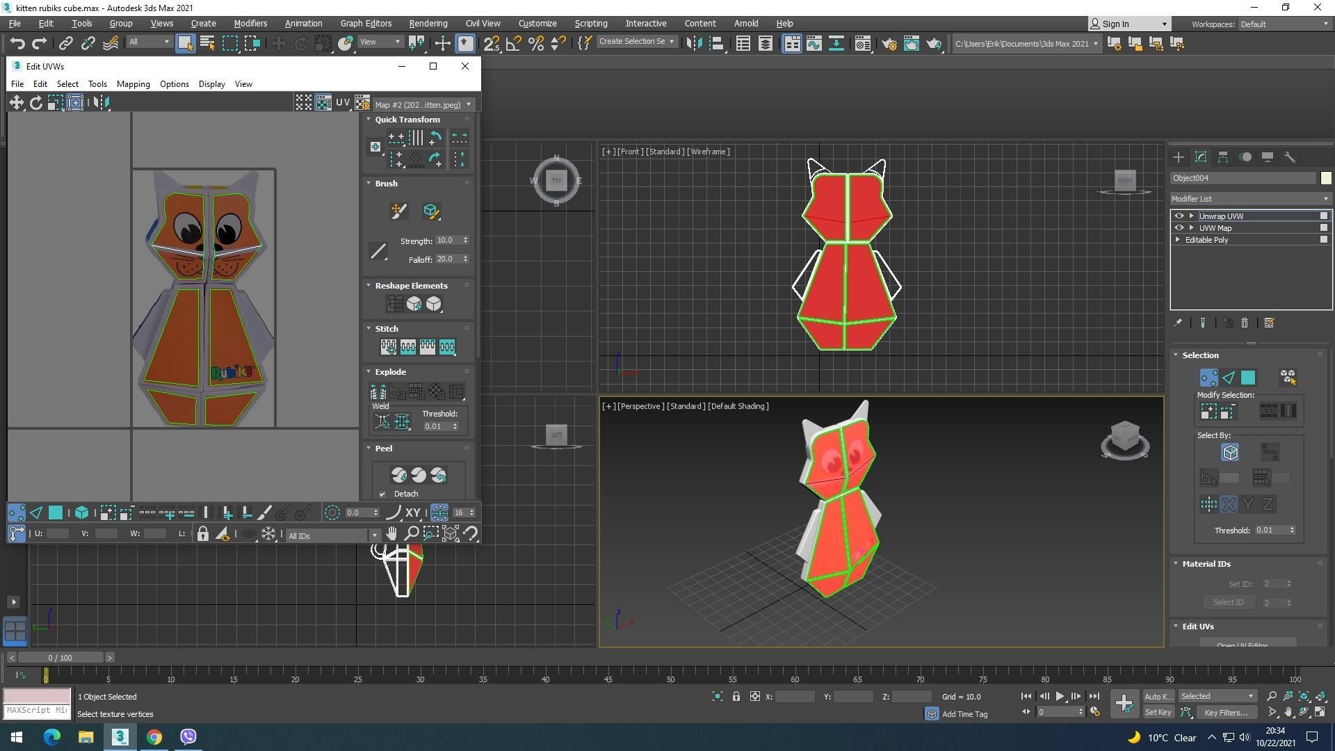 Animals Rubiks Cube Collection 3D model_13