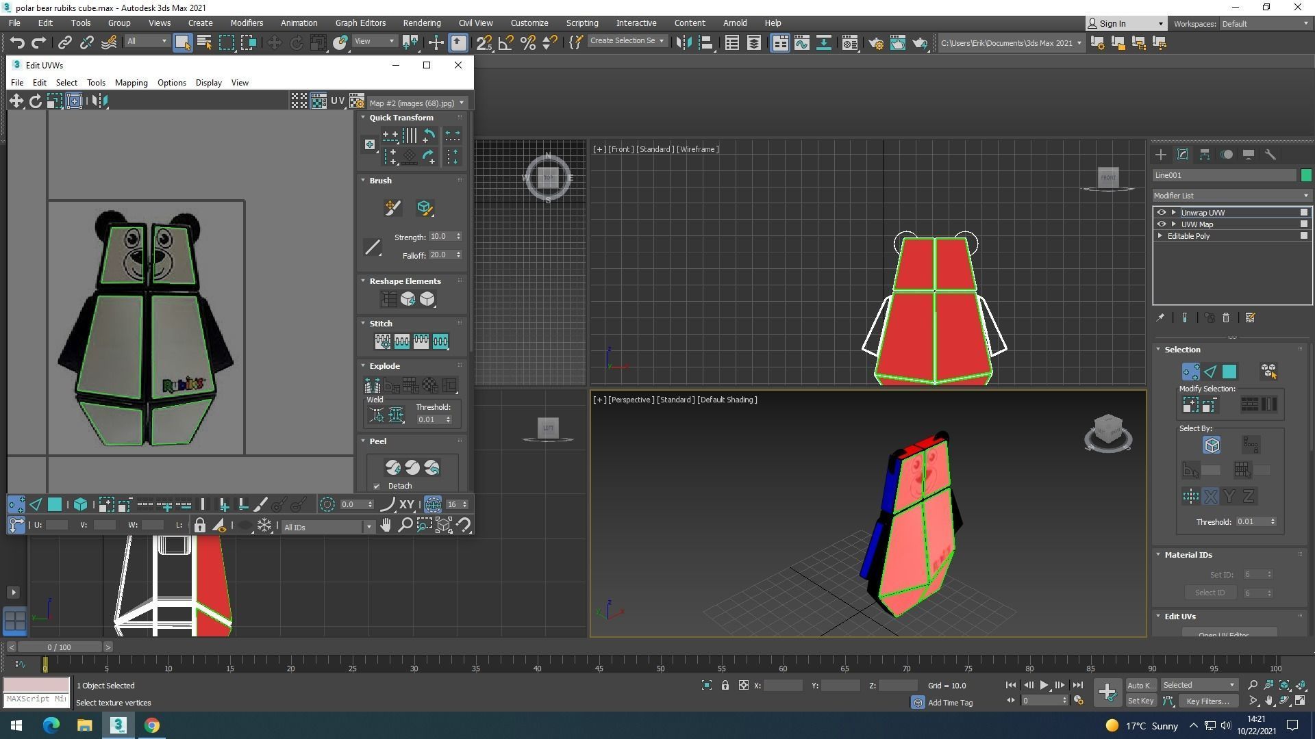 Animals Rubiks Cube Collection 3D model_17